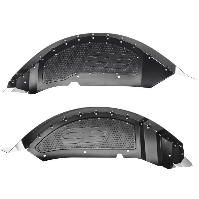 Smittybilt 77986 Aluminum Rear Inner Fender Liner for 18-25 Jeep Wrangler JL Unlimited 4-Door