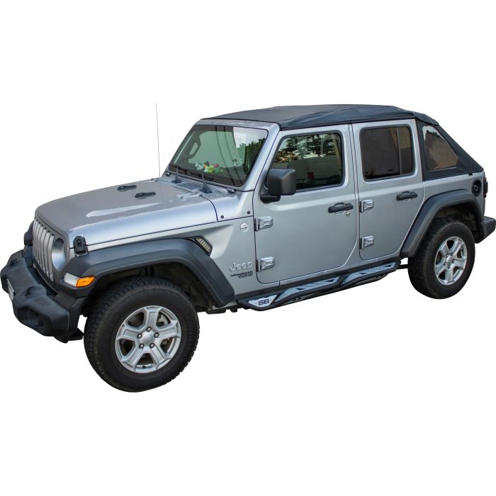 Smittybilt 9093235K Slant Back Full Replacement Soft Top Kit for 18-26  Jeep Wrangler JL Unlimited 4-Door
