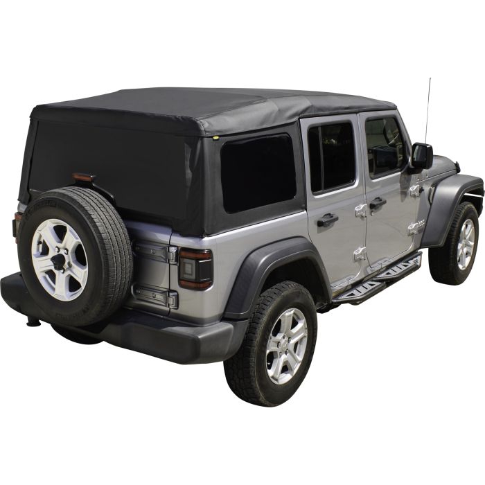 Smittybilt 9093135K Square Back Full Replacement Soft Top Kit for 18-26 Jeep Wrangler JL Unlimited 4-Door