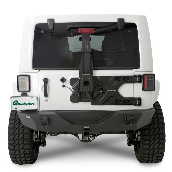 Smittybilt 2843 SRC HD Pivot Rear Tire Carrier for 07-18 Jeep Wrangler JK