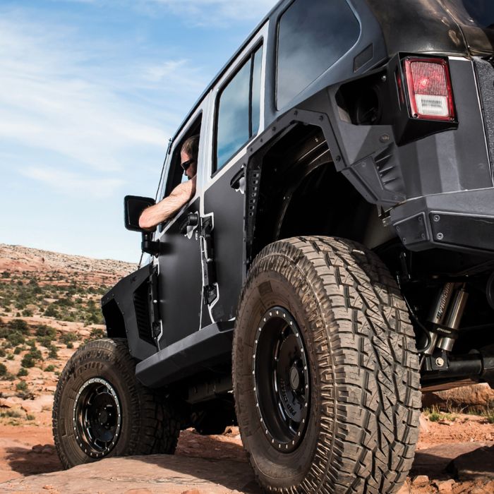Smittybilt  XRC Gen2 Fender Flare Armor for 07-18 Jeep Wrangler JK