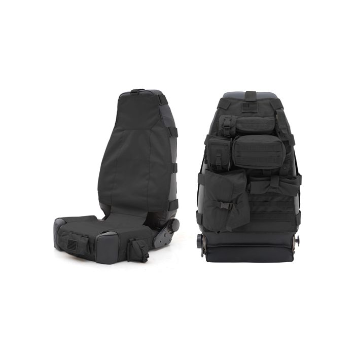Smittybilt  Front G.E.A.R. Seat Cover for 76-18 Jeep CJ, Wrangler YJ, TJ, JK, TJ Unlimited & Wrangler Unlimited JK