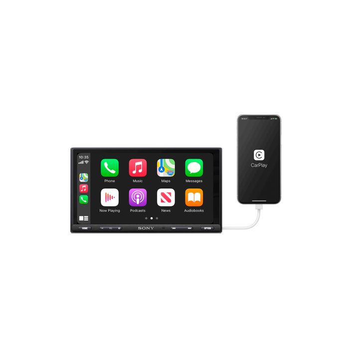 Sony  XAV-AX5600 Media Receiver with WebLink Cast for 07-18 Jeep Wrangler JK