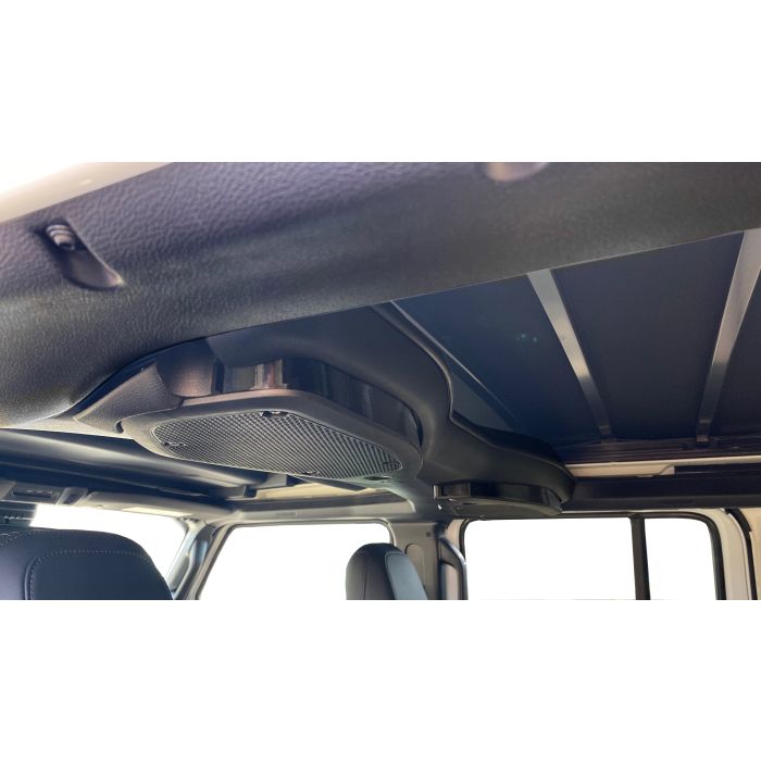 Quadratec JL-24KWR5.25 Overhead Sound Bar Speaker Upgrade Kit for 2024 Jeep Wrangler JL