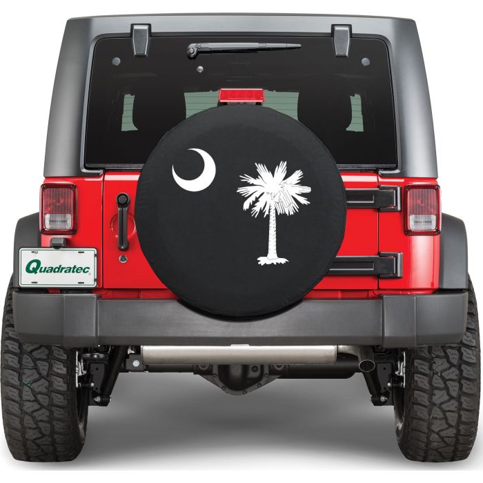 Quadratec  South Carolina State Flag Tire Cover 