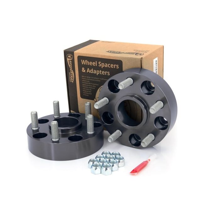 Spidertrax Jeep 5 on 5" x 1-3/4" Thick Gray Wheel Spacers (Pair)