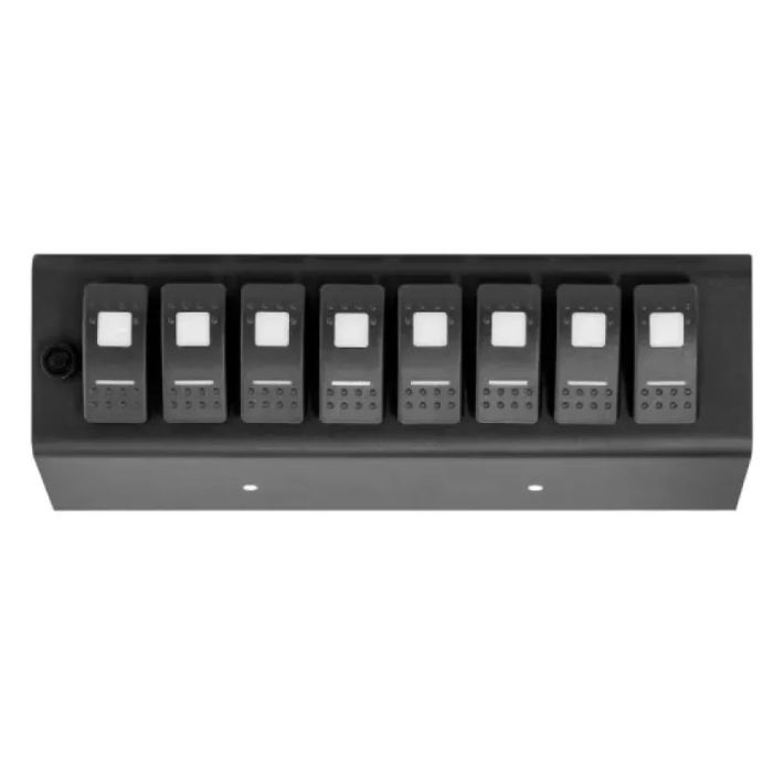 Add On Blue LED 8-Switch Panel for 07-08 Jeep Wrangler JK (for SourceSE)