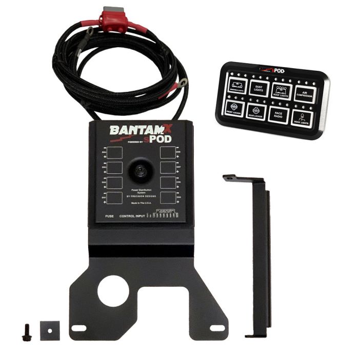 sPOD 870030 BantamX HD 18-24 Jeep Wrangler JL with a V8 Engine