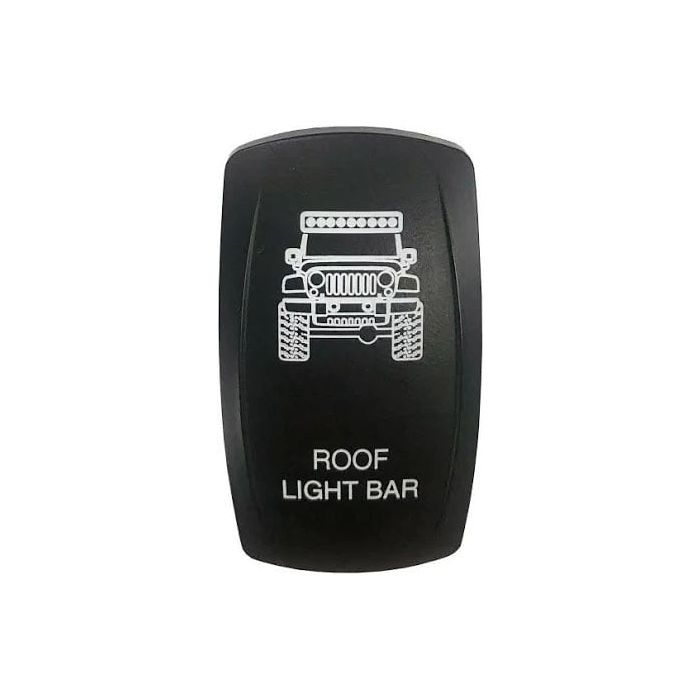 sPOD VVPZCJK-512R Roof Light Bar Rocker Switch for 07-18 Jeep Wrangler JK