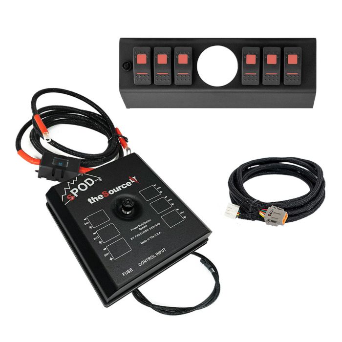 SourceLT w/ Air Gauge and Red LED Switch Panel for JK 2007-2008