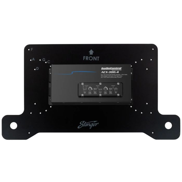 Passenger Side Under Seat Amplifier Mounting Bracket for Wrangler JLU and Gladiator JT