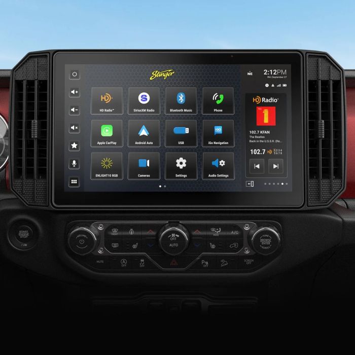 Stinger Off-Road JW18RB12 HORIZON12 12.8" Radio Plug & Play Kit for 18-23 Jeep Wrangler JL & Gladiator JT
