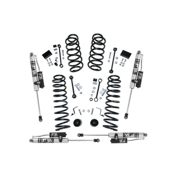 RealTruck Superlift K185FX 2.5" Dual Rate Coil Lift Kit w/ Fox 2.0 Reservoir Shocks for 18-23 Jeep Wrangler JL 2-Door