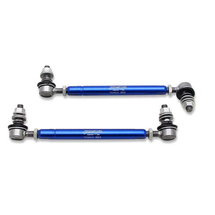 SuperPro Suspension TRC12200 HD Adjustable Front Sway Bar End Links for 18-26 Jeep Wrangler JL