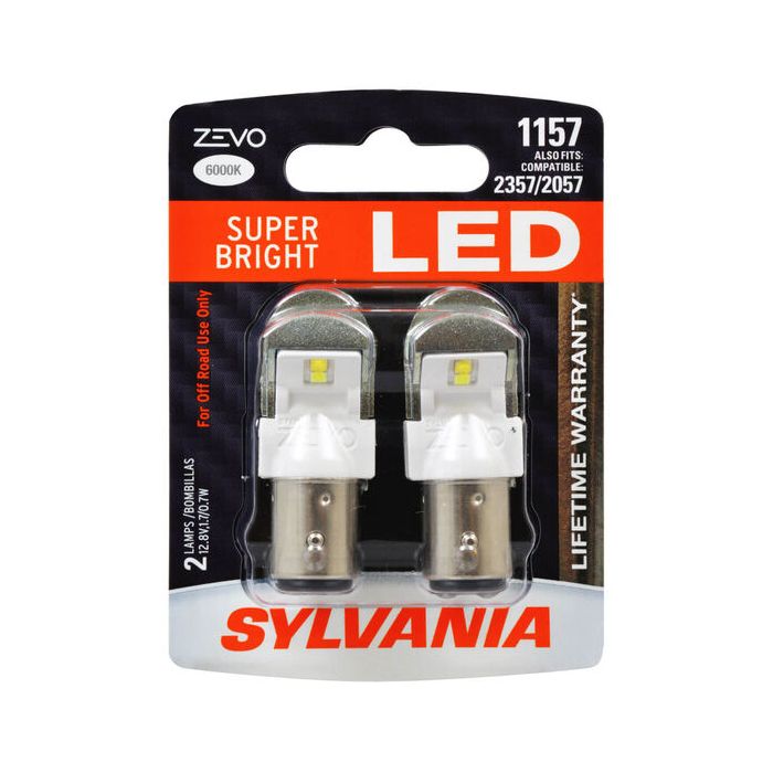 Sylvania 1157LED.BP2 #1157 White Zevo LED Mini 2 Pack 