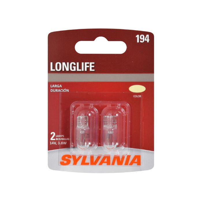 Sylvania 194LL.BP2 #194 Long Life Mini Bulb 2 Pack 
