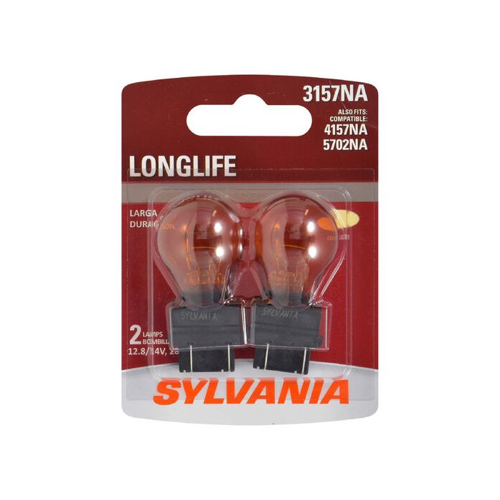 Sylvania 3157NALL.BP2 #3157A Long Life Mini Bulb 2 Pack 