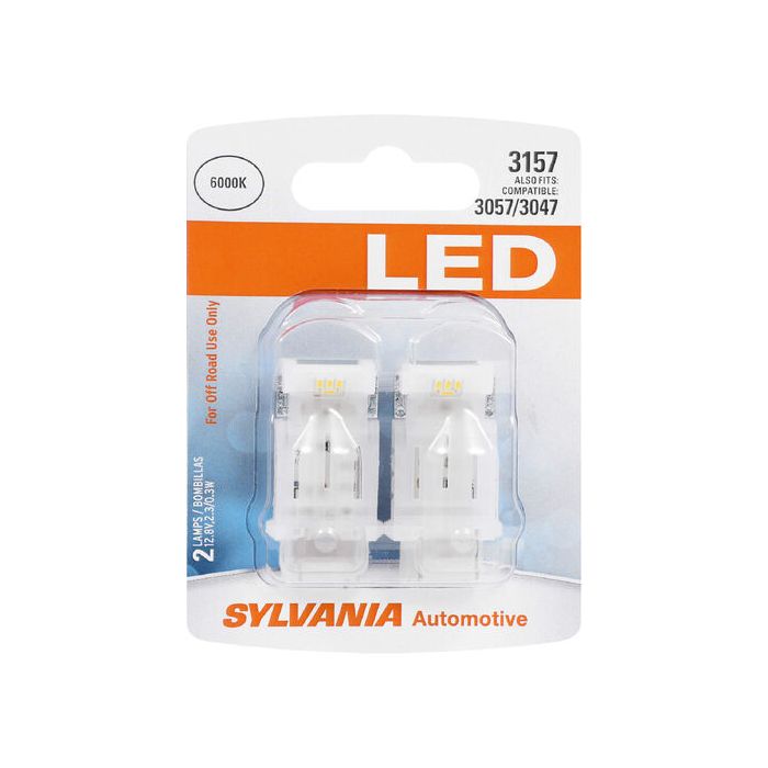 Sylvania 3157SL.BP2 #3157 White SYL LED Mini Bulb 2 Pack 