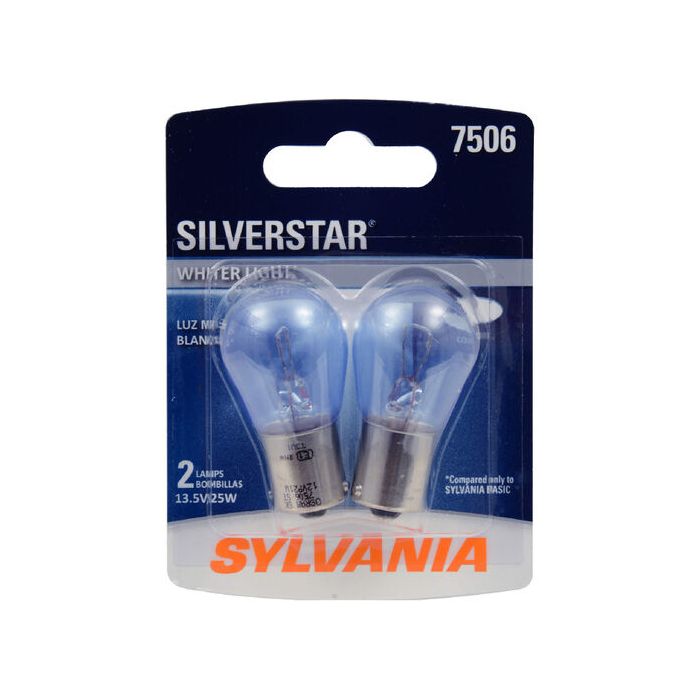Sylvania 7506ST.BP2 #7506 SilverStar Mini Bulb 2 Pack 
