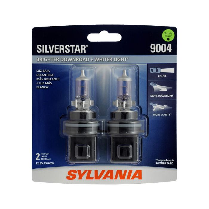 Sylvania 9004ST.BP2 #9004 SilverStar Halogen Headlight Bulb 2 Pack 