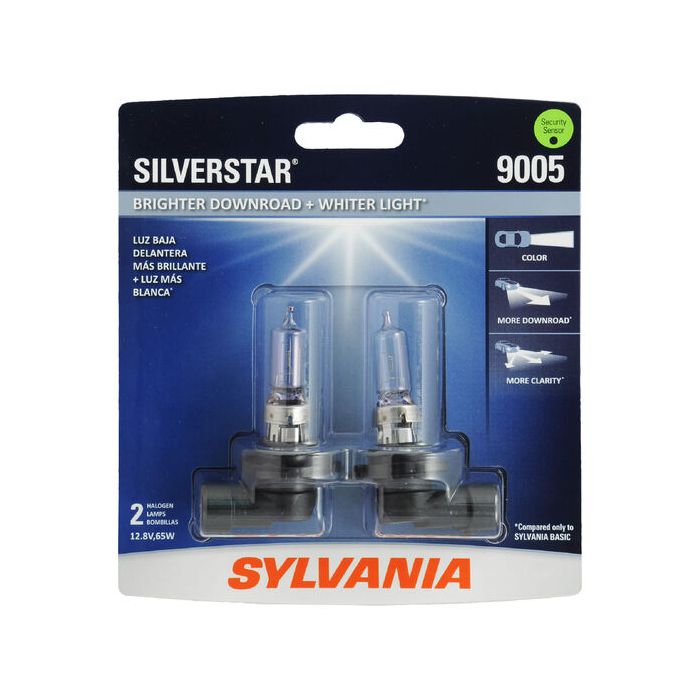 Sylvania 9005ST.BP2 #9005 SilverStar Halogen Headlight Bulb 2 Pack 