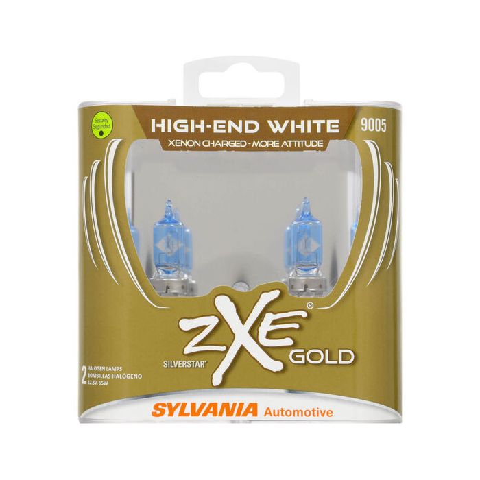 Sylvania 9005SZG.PB2 #9005 SilverStar zXe Gold Halogen Headlight Bulb 2 Pack 