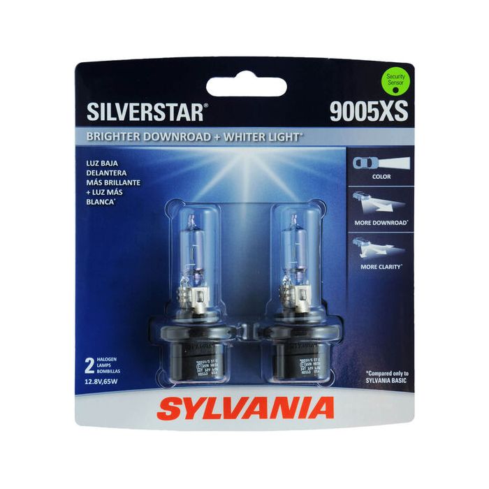 Sylvania 9005XSST.BP2 #9005XS SilverStar Halogen Headlight Bulb 2 Pack  