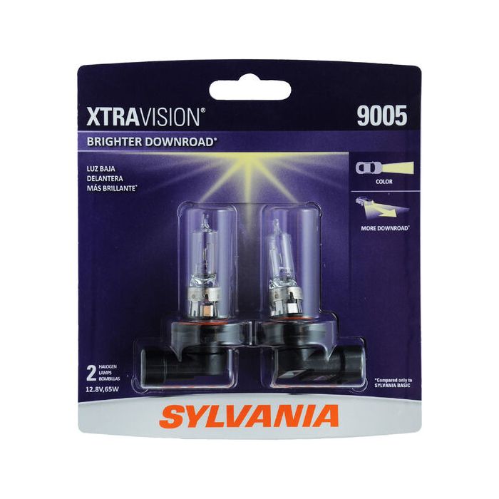 Sylvania 9005XV.BP2 #9005 XtraVision Halogen Headlight Bulb 2 Pack 