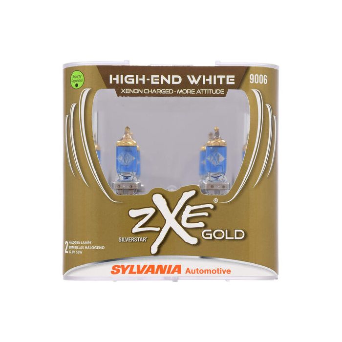 Sylvania 9006SZG.PB2 #9006 SilverStar zXe Gold Halogen Headlight Bulb 2 Pack 