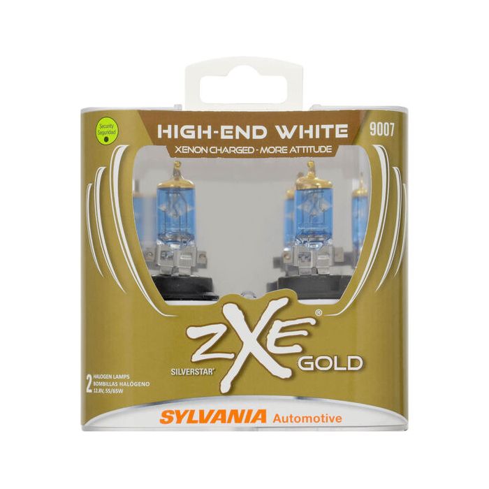 Sylvania 9007SZG.PB2 #9007 SilverStar zXe Gold Halogen Headlight Bulb 2 Pack 