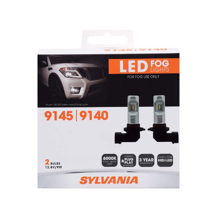 Sylvania 9145LED.BX2 #9145 Zevo LED Fog Bulb 2 Pack 