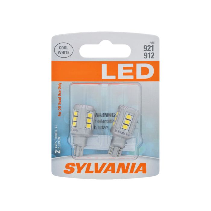 Sylvania 921SL.BP2 #921 White SYL LED Mini Bulb 2 Pack 
