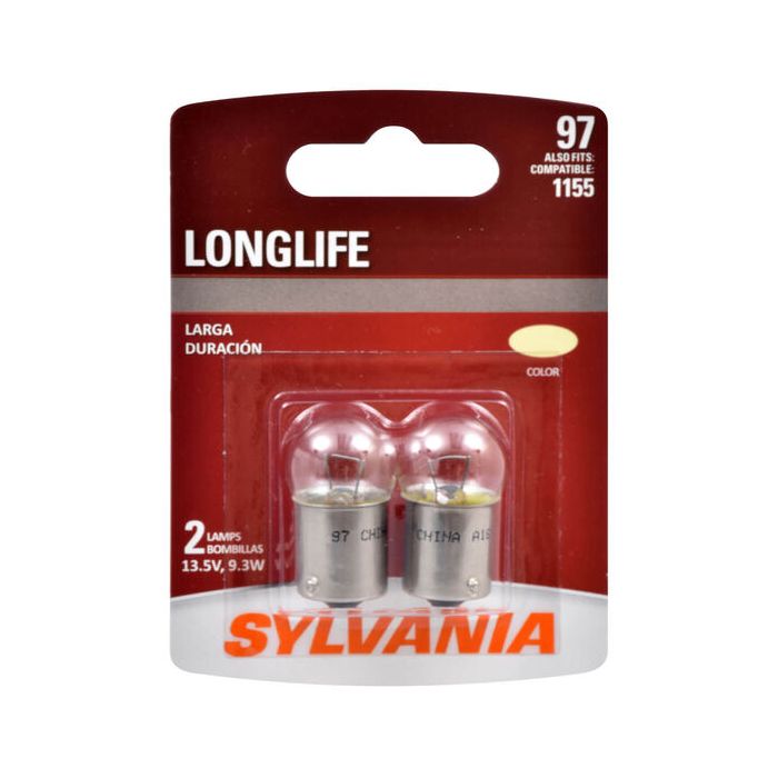 Sylvania 97LL.BP2 #97 Long Life Mini Bulb 2 Pack 