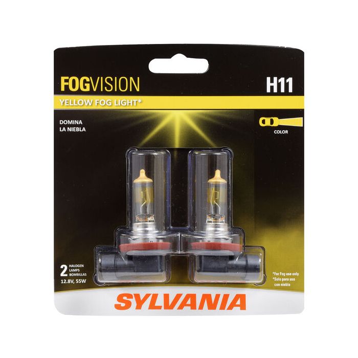 Sylvania H11FV.BP2 #H11 FogVision Fog Bulb 2 Pack 