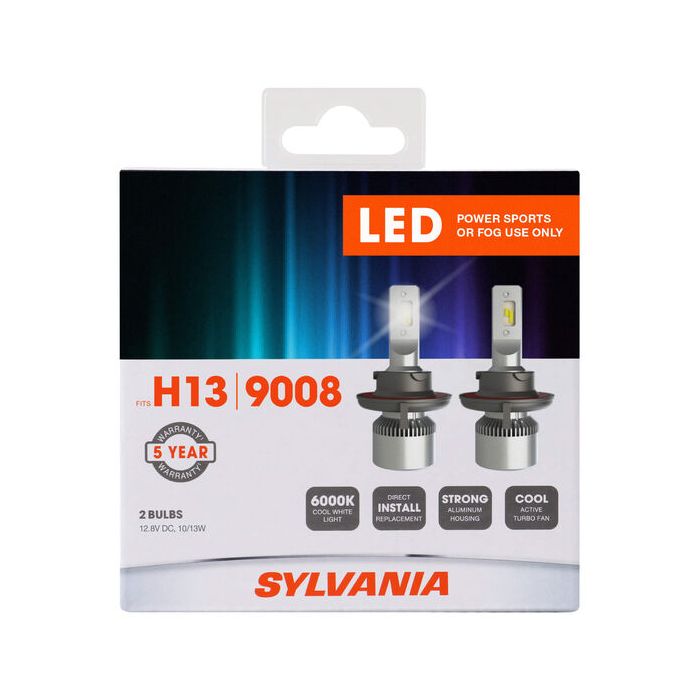 Sylvania H13SL.BX2 #H13 LED Fog & Powersports Bulb 2 Pack 