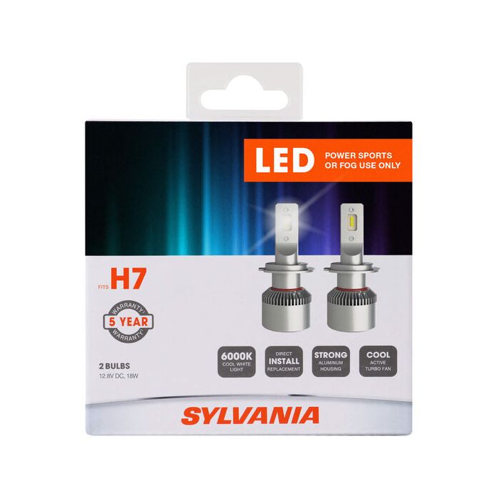 Sylvania H7SL.BX2 #H7 LED Fog & Powersports Bulb 2 Pack 
