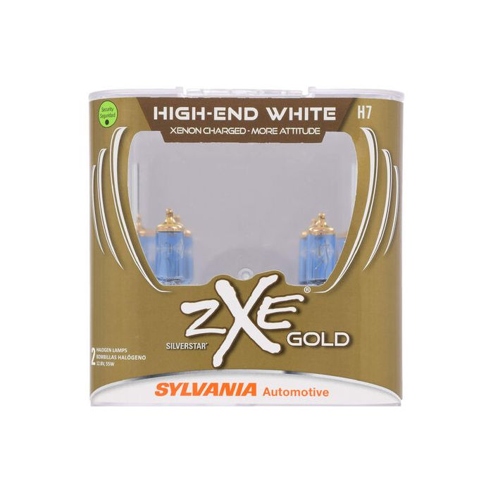 Sylvania H7SZG.PB2 #H7 SilverStar zXe Gold Halogen Headlight Bulb 2 Pack 