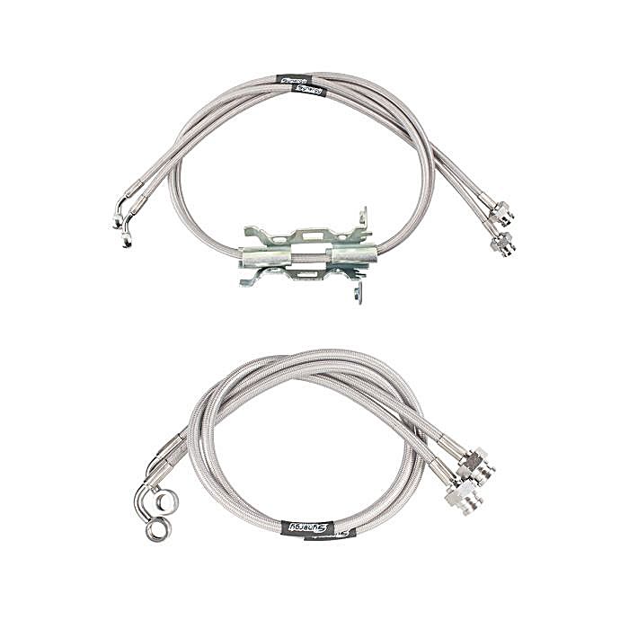 Synergy Manufacturing  Stainless Braided Brake Line Kit for 20-22 Jeep Gladiator JT