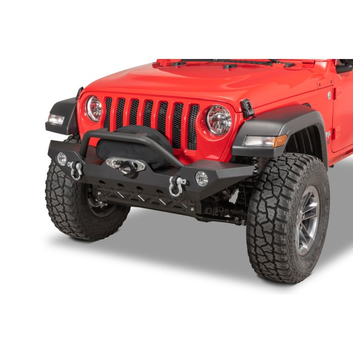 TACTIK  HD Front Bumper w/ Hoop for 18-22 Jeep Wrangler JL & Gladiator JT