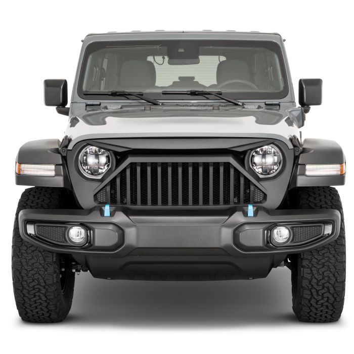 TACTIK  Bull Shark Grille for 18-25 Jeep Wrangler JL & 20-25 Jeep Gladiator JT w/o TrailCam