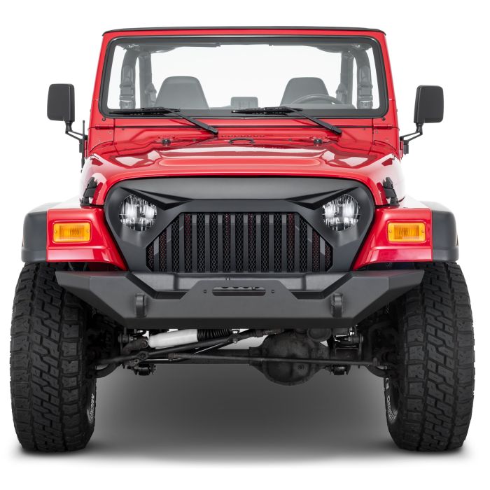 TACTIK  Bull Shark Grille for 97-06 Jeep Wrangler TJ 