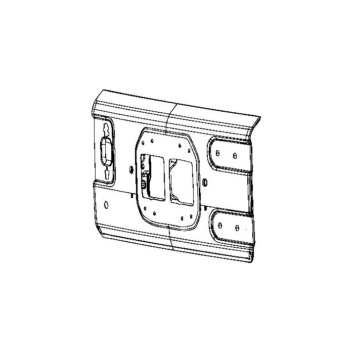 Mopar 68281561AI Tailgate Shell for 18-22 Jeep Wrangler JL