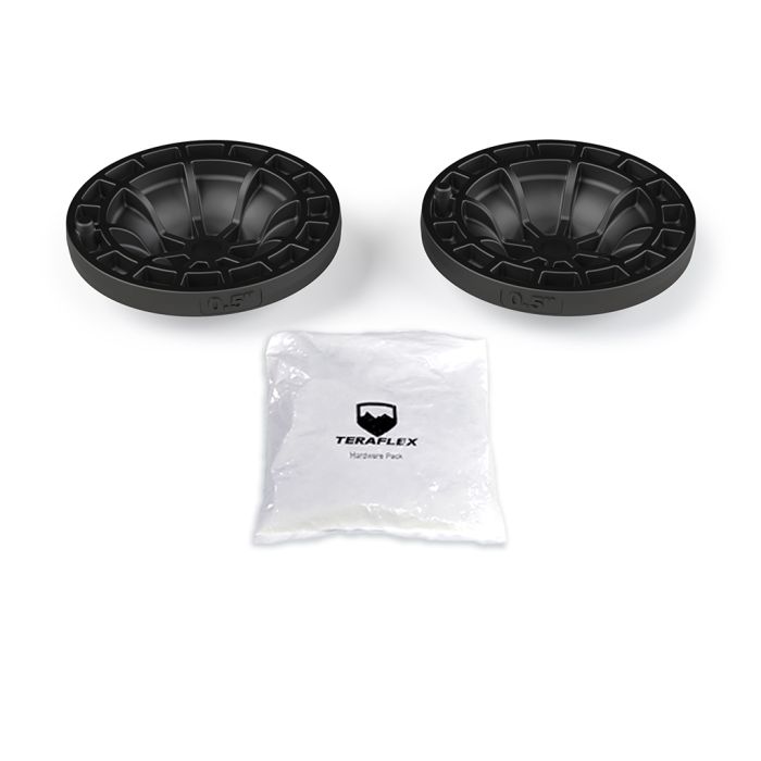 Teraflex 1155120 Rear 1/2" Coil Spacer Load Level Kit for 18-19 Jeep Wrangler JL