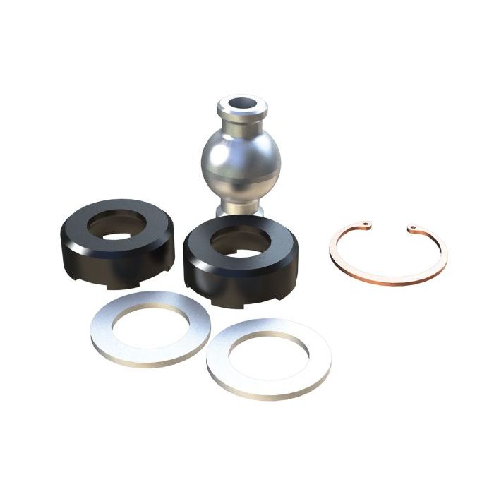 Teraflex 1951450 Small Rear Upper Adjustable Control Arm Joint Rebuild Kit for 07-18 Jeep Wrangler JK
