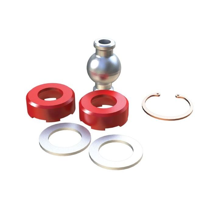 Teraflex 1951400 Small Rear Upper Long Adjustable Control Arm Joint Rebuild Kit for 07-18 Jeep Wrangler JK