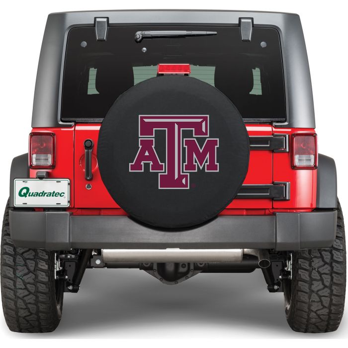 HBS TIRE COVER TEXAS A&M 31X10 BLK