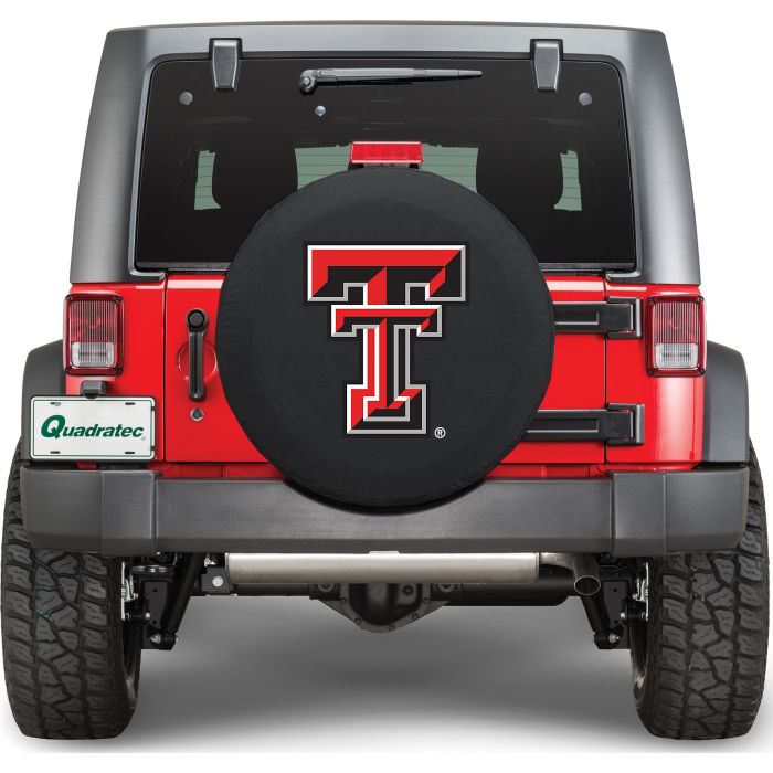 HBS TIRE COVER TEXAS TECH 31x11 BLK
