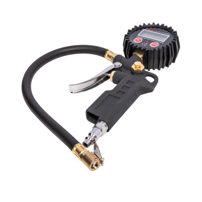 Thor's Lightning  Portable Adventure Digital Tire Pressure Gauge Single Tire Deflator 