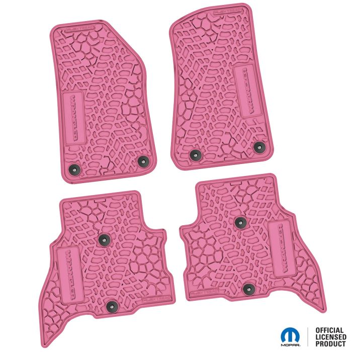 NGTT46024074 - 21-23 Jeep 4xe Front and RearTire Tread/Scorched Earth Scene w/ Wrangler Insert - Pink