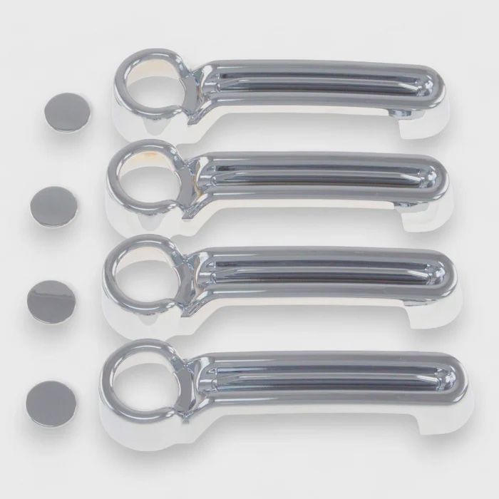 Trim Illusion  8 pc Door Handle Covers  for 07-18 Jeep Wrangler JK & 08-13 Jeep Liberty KK